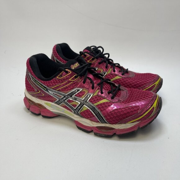 Y2K Asics Gel Cumulus 16 Electric Pink Women 9 US Running Shoes Sneakers 2000's - Picture 1 of 14